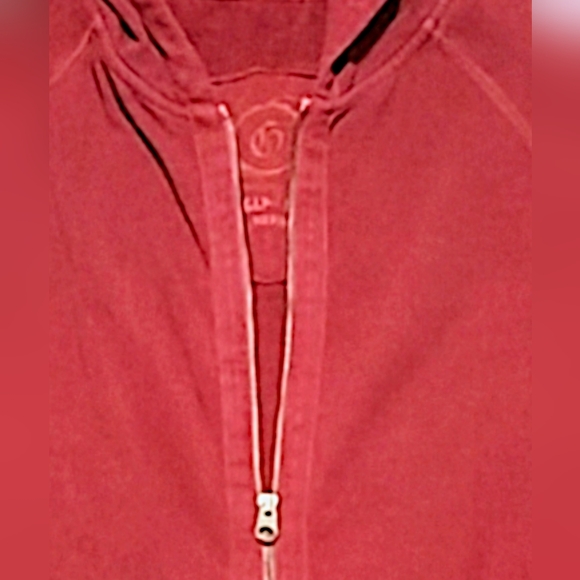 Gap XL Full Zip Hoodie w Pockets & Adjustable Drawstring Waist Double End Zipper - Picture 7 of 14